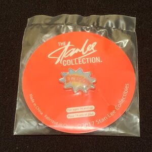 NWT Stan Lee Collection Excelsior Collectible Word Bubble Lapel Pin